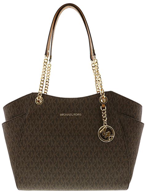 michael kors large jet set chain shoulder bag|Michael Kors handbag shoulder strap.